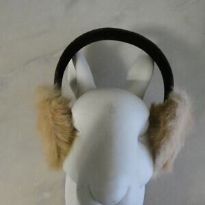 Faux fur ear muffs warmers head banded‎ tan one size fits most